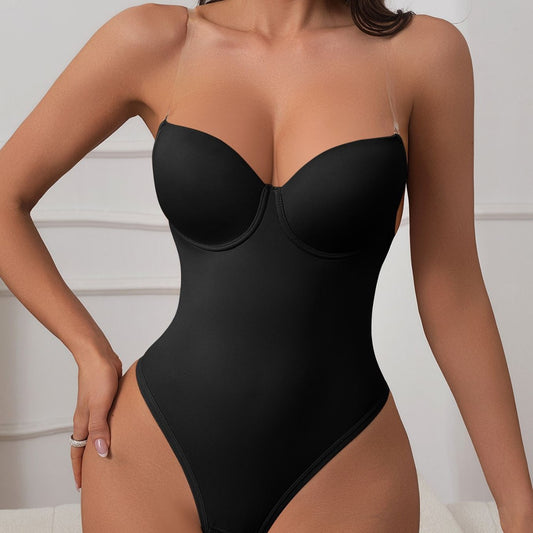 Push-up bodysuit with thong